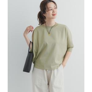 tシャツ ニットドッキングドルマン プルオーバー レディース