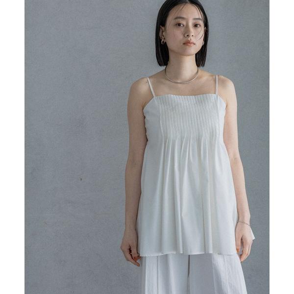 キャミソール ピンタックキャミ