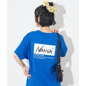 ナンガ ワンピース 夏 半袖 NANGA × FREAK'S STORE/ナンガ 別注 ウエストコード カットワンピース/Tシャツワンピース