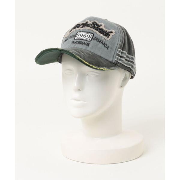 キャップ 帽子 カシュネ cache nez / ヴィンテージテイストダメージダイドCAP レディー...