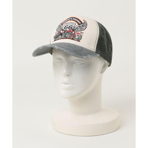 キャップ 帽子 カシュネ cache nez / ROUTE66WINGプリントダイドCAP レディ...