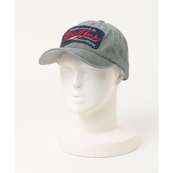 キャップ 帽子 カシュネ cache nez / ウォッシュドデニムNEWYORKワッペンCAP レ...