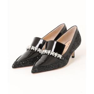 パンプス Limit till 2359 リミットティル2359 ビジューヒールローファー