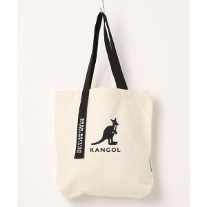 トートバッグ 「KANGOL/カンゴール」メッセージプリント キャンバス TOTE BAG / トートバッグ メンズ レディース