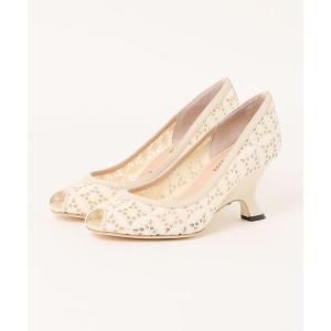 パンプス Limit till 2359 リミットティル2359 チュールオープントゥウェッジパンプス