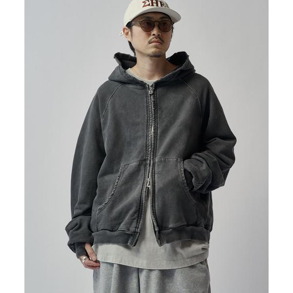 パーカー ピグメントZIPフーディー ITTI exclusive for Lui's メンズ