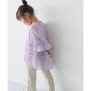 ブラウス シャツ ヨウリュウフリルブラウス　671970 キッズ 子供服 女の子