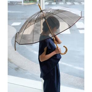 傘 「追加」「TRADITIONAL WEATHERWEAR」CLEAR UMBRELLA BAMBOO：傘 レディース