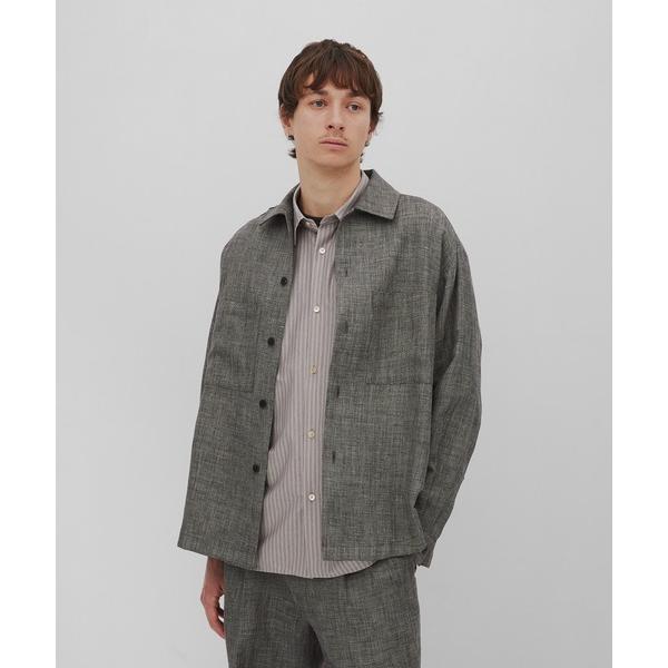 シャツ 「CITY TOKYO/シティートーキョー」Hemp linen オーバーシャツ メンズ
