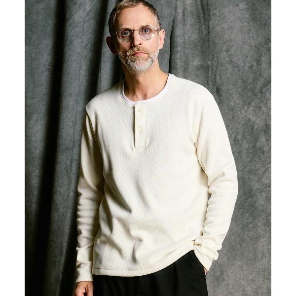 tシャツ mlt5662- back boa thermal henley L-S ヘンリーネックカ...