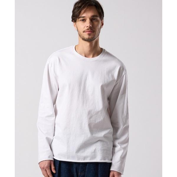 tシャツ mlt5664- cut-off crew-neck L-S ロングスリーブカットソー(7...