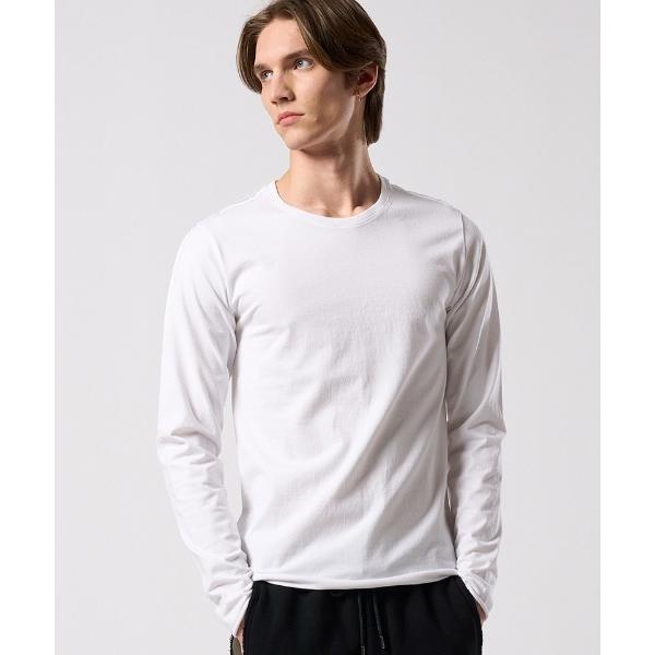 tシャツ mlt5665- slim cut-off crew-neck L-S ロングスリーブカッ...