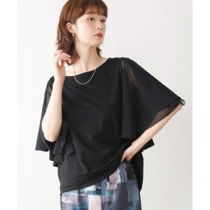 tシャツ Wシルケットシフォンドッキングプルオーバー レディース｜ZOZOTOWN Yahoo!店