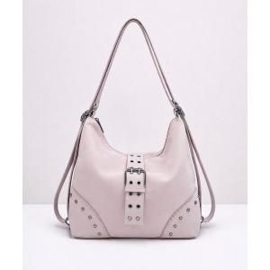 ショルダーバッグ バッグ スタッズショルダー3wayバッグ レディース