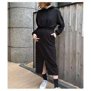 ワンピース 「DESERT ROSE/デザートローズ」スウェットフーディーワンピース