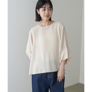 ブラウス シャツ 「接触冷感／UVカット」麻ライクタックスリーブブラウス レディース｜ZOZOTOWN Yahoo!店