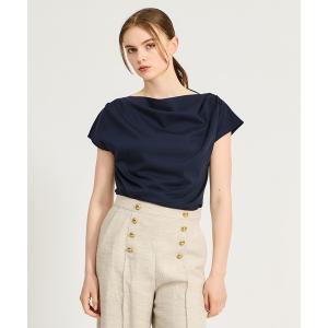 tシャツ ESTNATION / フレンチスリーブポンチカットソー「EXCLUSIVE」 レディース