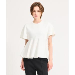 ニット セーター ESTNATION / ペプラムカーヴィーニット「EXCLUSIVE」 レディース