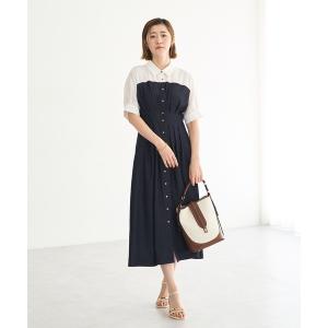 ワンピース ハーフスリーブベアドッキングワンピース