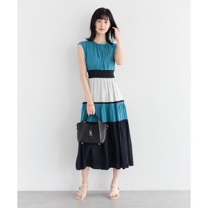 ワンピース マルチカラーシャーリングワンピース