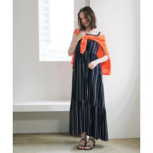 ワンピース 夏 アートプリントキャミワンピース