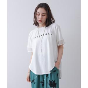 tシャツ ロゴチュールプルオーバー レディース