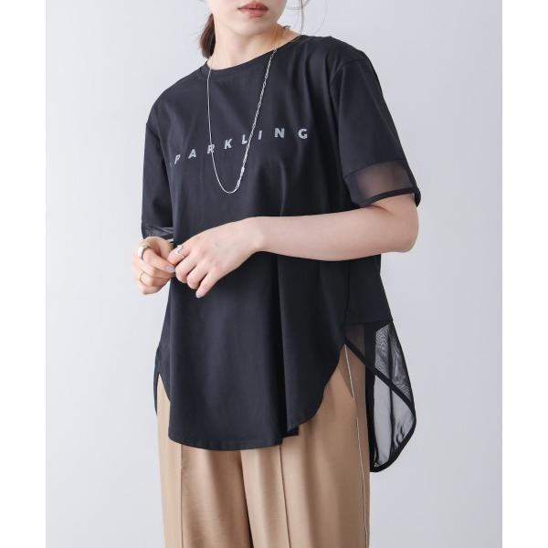 tシャツ ロゴチュールプルオーバー レディース