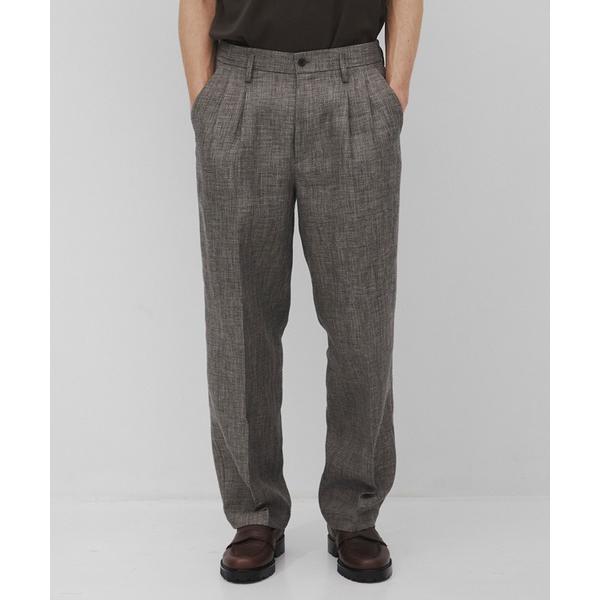 uvカット スラックス 「CITY TOKYO/シティートーキョー」Hemp linen トラウザー...