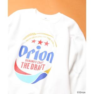 トレーナー スウェット オリオンビール裏起毛オーバーサイズトレーナー レディース メンズ