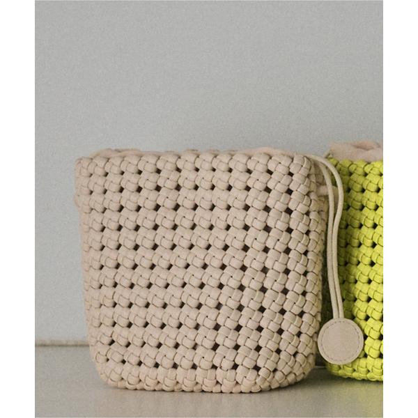 ショルダーバッグ バッグ mesh mini shoulder bag /レザー調メッシュミニショル...