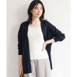 カーディガン 着流しカーディガン/接触冷感/洗える/WEB限定サイズあり レディース