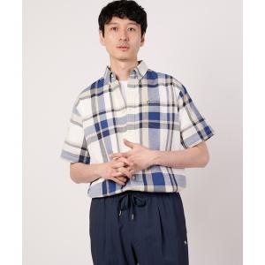 シャツ マドラスチェック 半袖シャツ メンズ