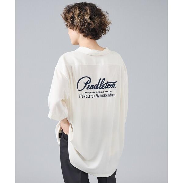 シャツ 「PENDLETON/ペンドルトン」ロゴエンブレム 刺繍 半袖シャツ / ユニセックス メン...