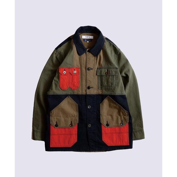 カバーオール 「FDMTL」PACHWORK COVERALL JACKET RINSE メンズ