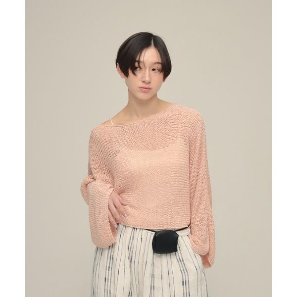 ニット セーター 「eL」3G Tape Yarn Loose Pullover/670506 レデ...