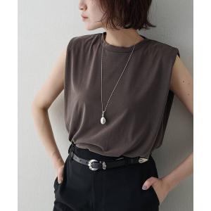 tシャツ フィブリルショルダータックプルオーバー レディース