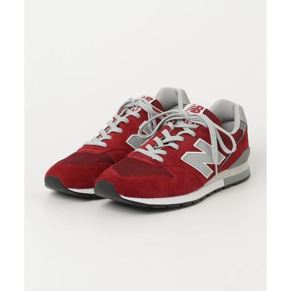 「New Balance」 ローカットスニーカー 27.5cm レッド メンズ