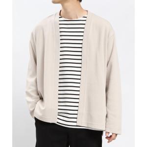 「GLOBAL WORK Smile Seed Store」 カーディガン LARGE ベージュ メンズ