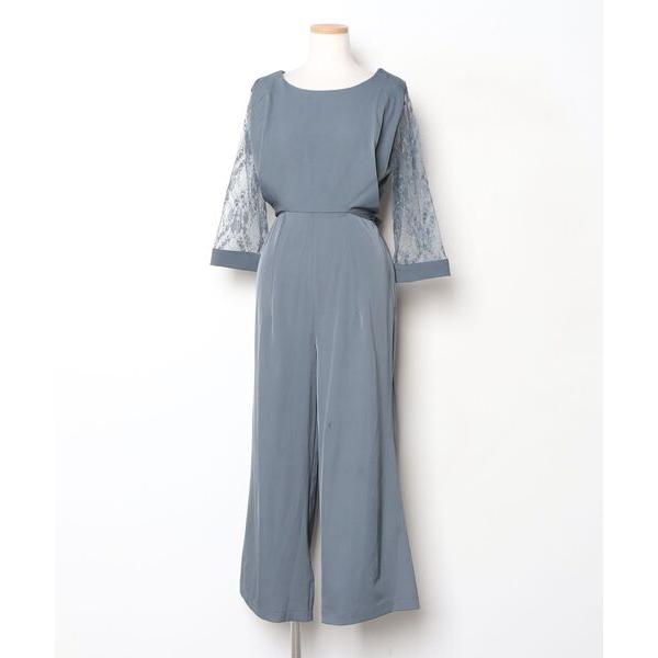 「DRESS PLUS」 オールインワン L チャコールグレー レディース