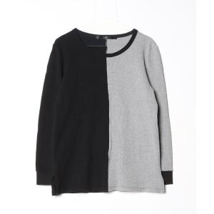 「NO ID.」 長袖Tシャツ ONE SIZE ブラック メンズ
