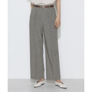 パンツ ストレッチミニ千鳥 パンツ レディース