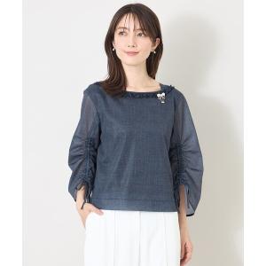 フリルノースリーブカットソー サイズⅡ トゥービーシック 新品 TO BE CHIC - 新品 トゥービーシック フリルノースリーブカットソー