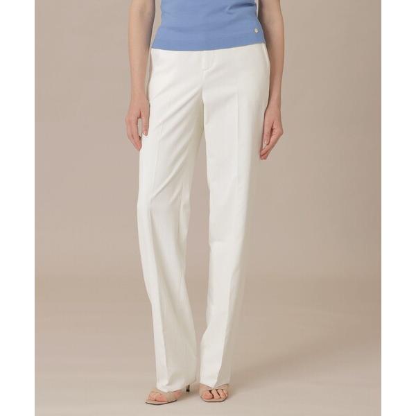 パンツ 「eclat5月号掲載」ドライツイルストレートパンツ レディース