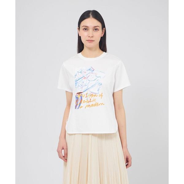 tシャツ 半袖 アニバーサリープリントTシャツ レディース