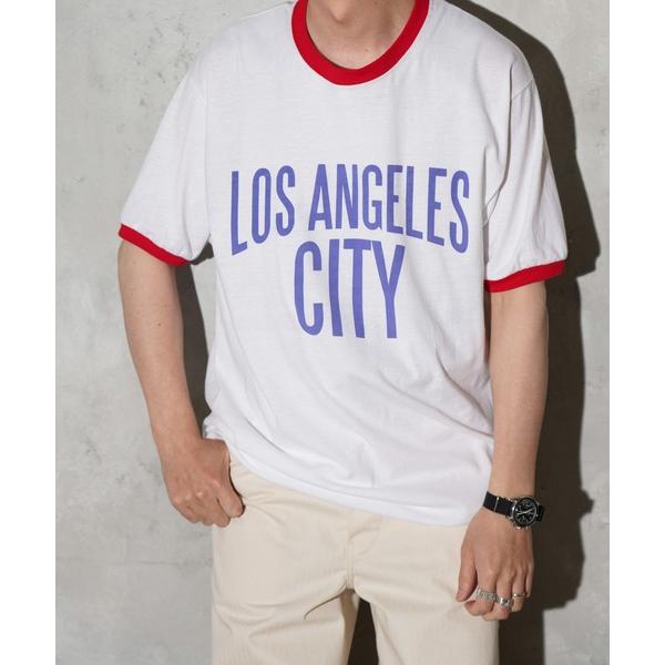 tシャツ I LOVE LA / アイラブエルエー ”LOS ANGELES” RINGER TEE...