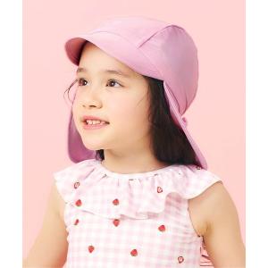水着 「UVカット」リボンスイムキャップ キッズ...の商品画像
