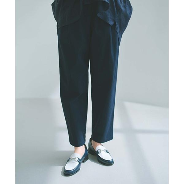 パンツ すっきりイージーテーパードパンツ「プチ・プラスサイズあり」 レディース