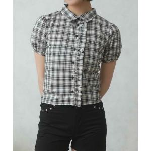 ブラウス シャツ FRILL SHIRTS SS /フリルシャツSS レディース メンズ