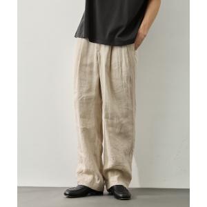 パンツ MARKAWARE TRIPLE PLEATED EASY TROUSERS markaware（マーカウェア） スラックス TRIPLE PLEATED EASY TROUSERS