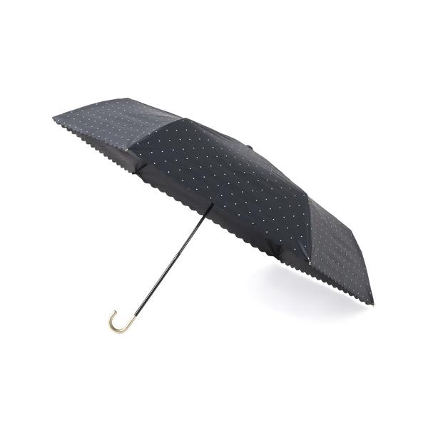 日傘 折りたたみ傘 折り畳み 晴雨兼用 「晴雨兼用/UV」遮光ドットフラワーポイント 折傘 レディー...